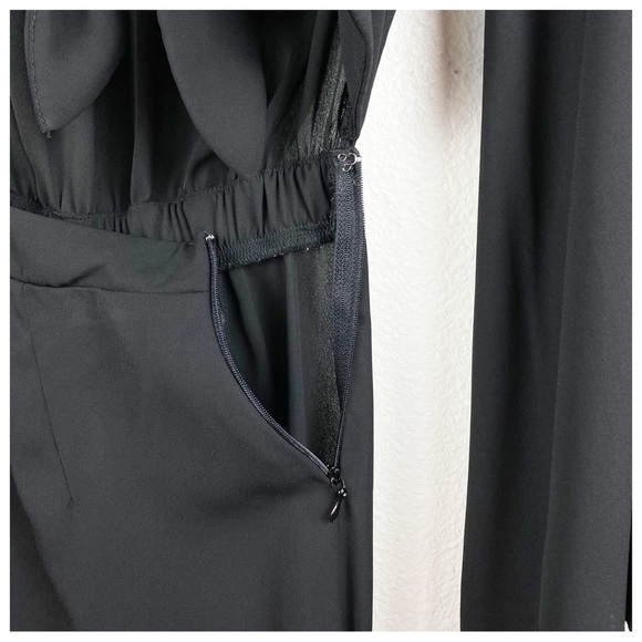 Show Me Your Mumu Jaelynn Jumpsuit in Black Crisp Size XS - Picture 9 of 10
